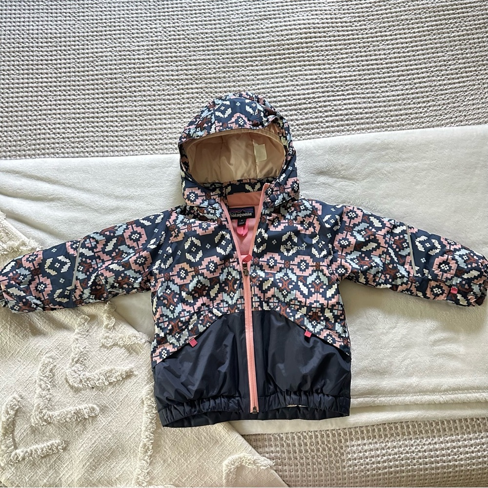 Patagonia 2T Puffer Hooded Jacket Snow Pile